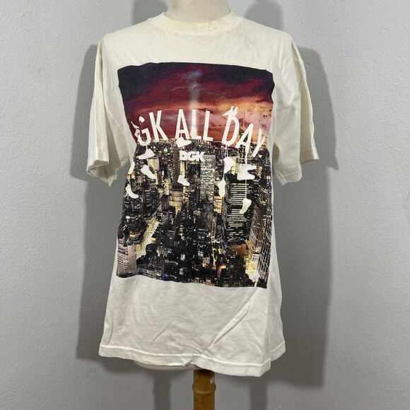 DGK T shirt Mens Medium DGK All Day‎ Graphic Y2K - Picture 1 of 11
